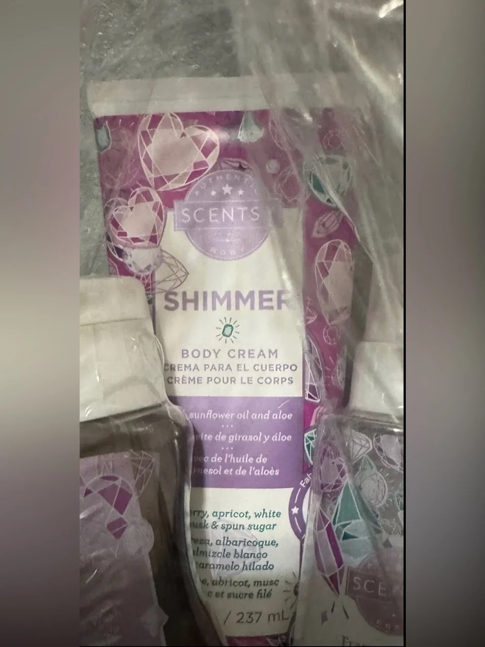 Scentsy “Shimmer” 3pc. Bath & Body Gift Set
